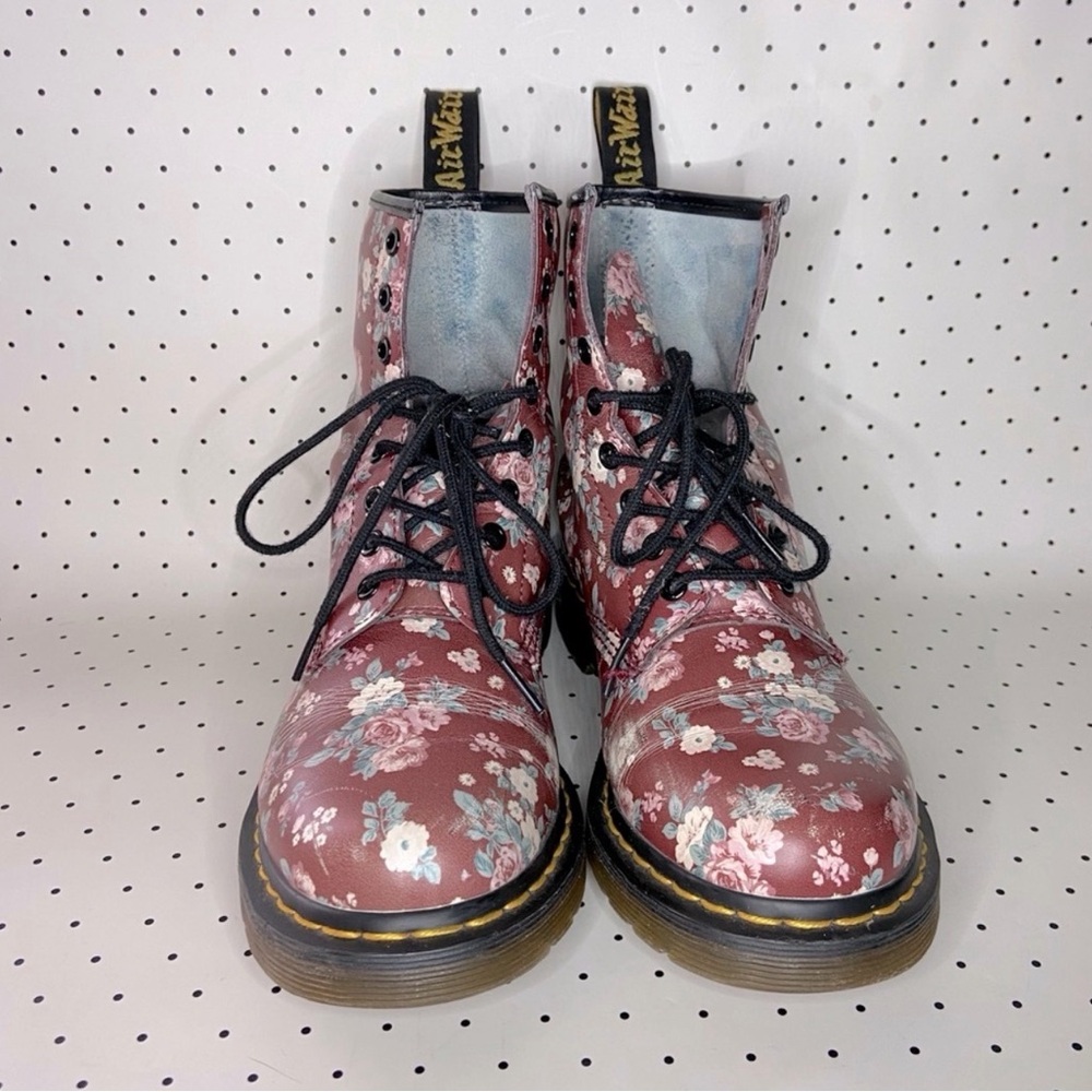 Doc Martens 🌺 1460 VINTAGE PASCAL FLORAL BOOTS🌺 - Picture 2 of 10